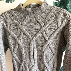 Everlane Cable Mockneck Sweater 🔥Heather Grey🔥